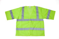 SV300NP. Yellow mesh, reflective tape, velcro, no pockets, class III. M-5XL. PRICE EACH